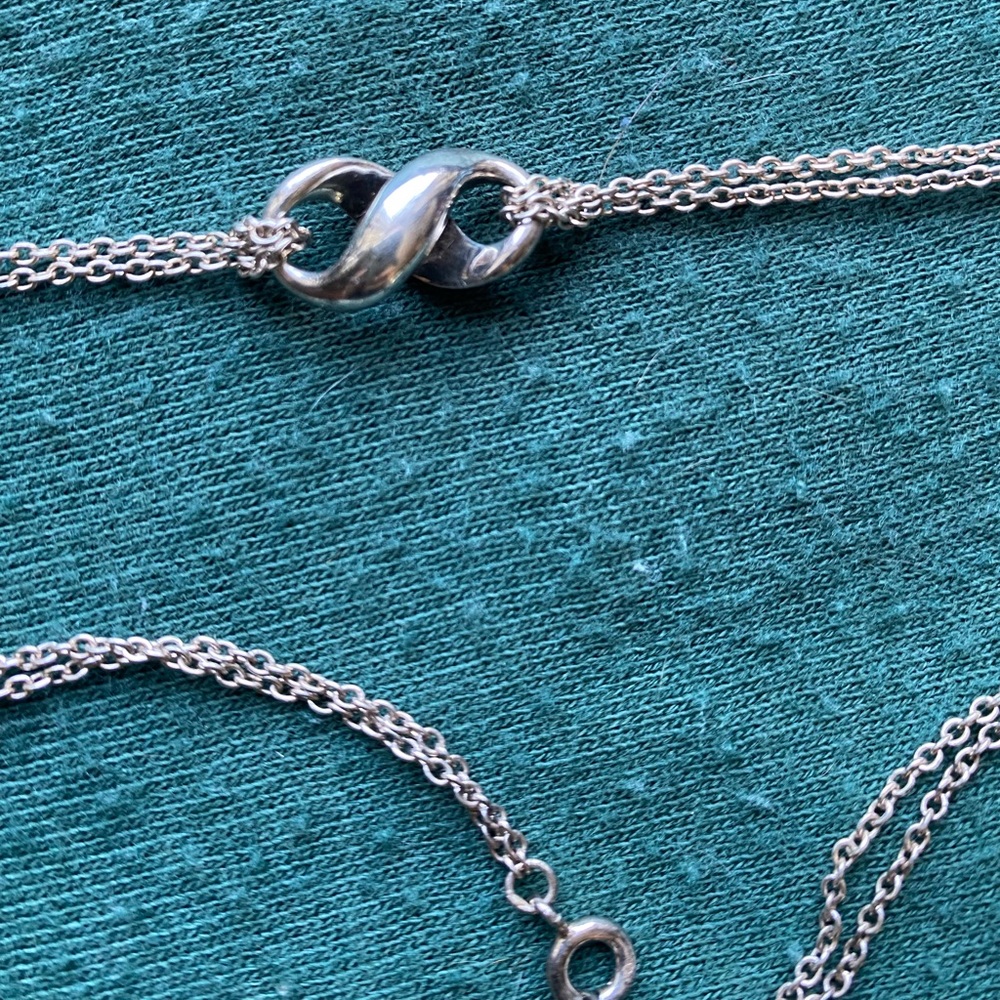 Tiffany & Co 8inch infinity necklace